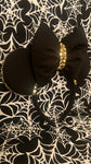 Black with Gold Stud Detailing Minnie Ears