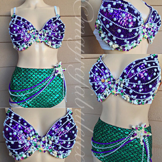 Ariel Bra Costume Only the Little Mermaid -  Canada