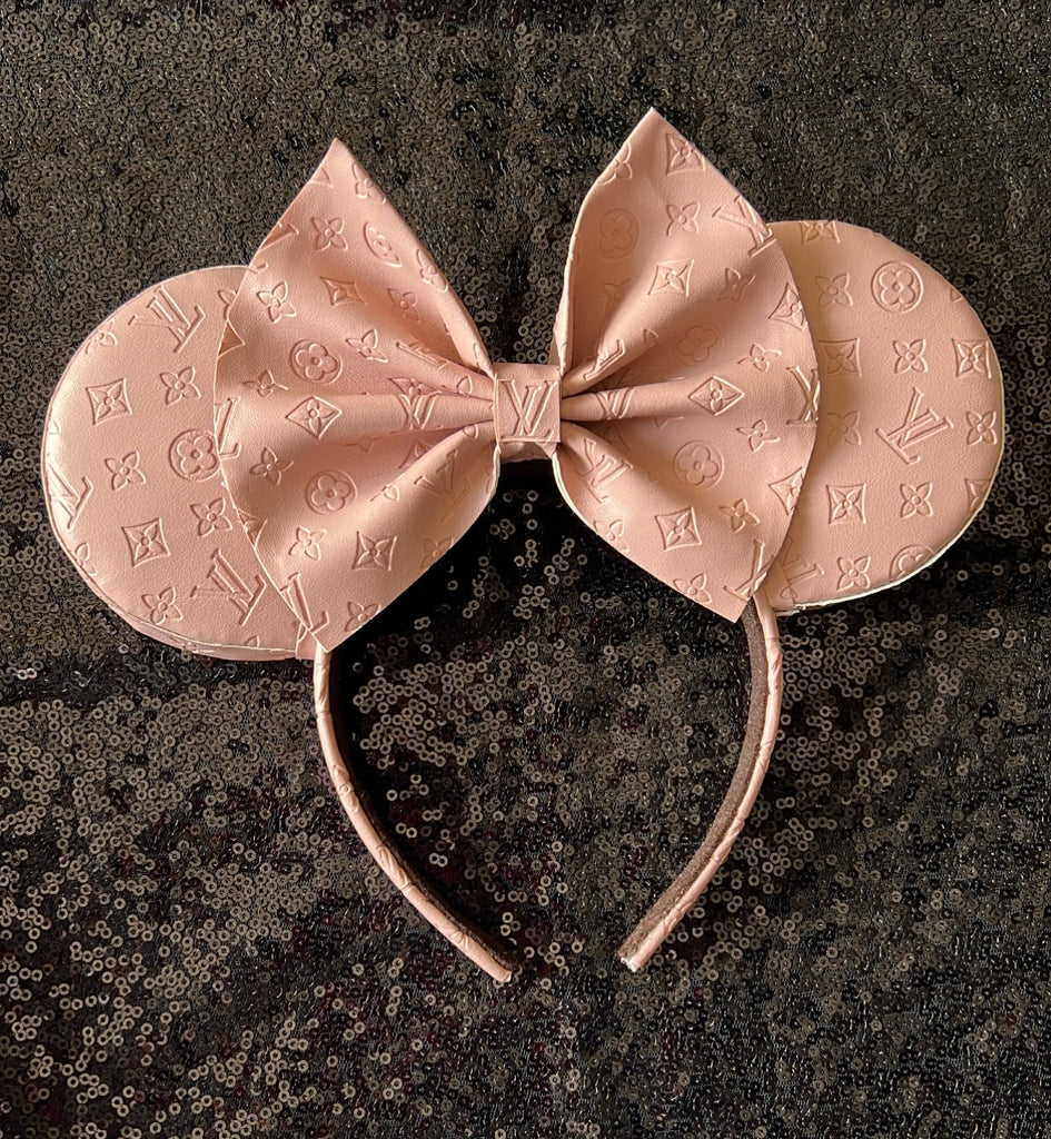 Pastel Pink Louis V Minnie Ears, Designer Minnie Ears – mayrafabuleux