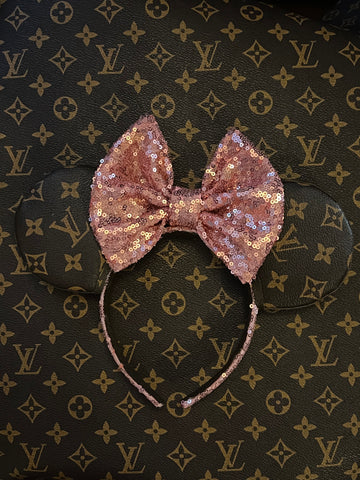 Louis V Leather Minnie Ears, Crystal Minnie Ears – mayrafabuleux